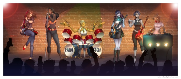 From L to R: Carmen Morales II, "Sanji Adani, Kiya Raziya, Garia Meyrick, Tia Dalila, & Koneko "Connie" Khurana